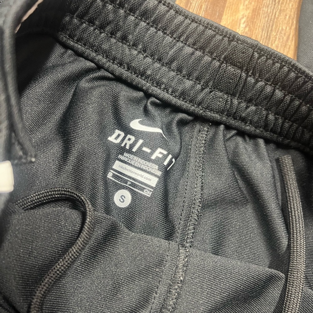 Nike black and white track snap off pants - Picture 2 of 6